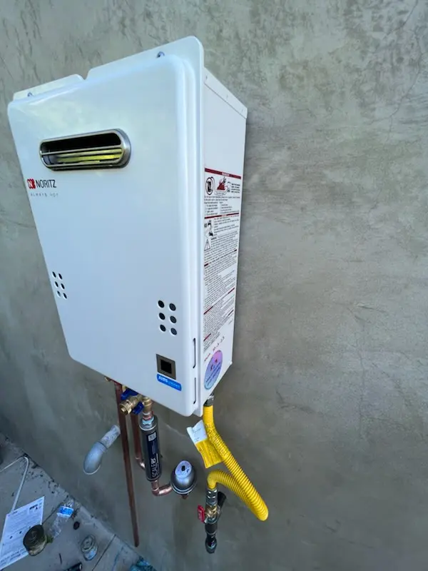 Tankless water heater installation for Locust Hill Estates homes